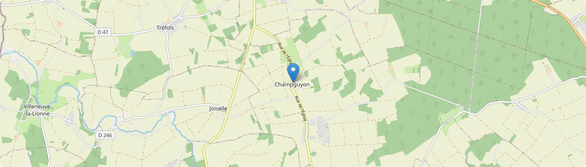 Champguyon - Carte
