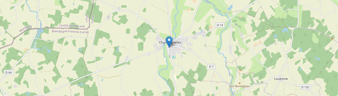 Champignelles - Carte