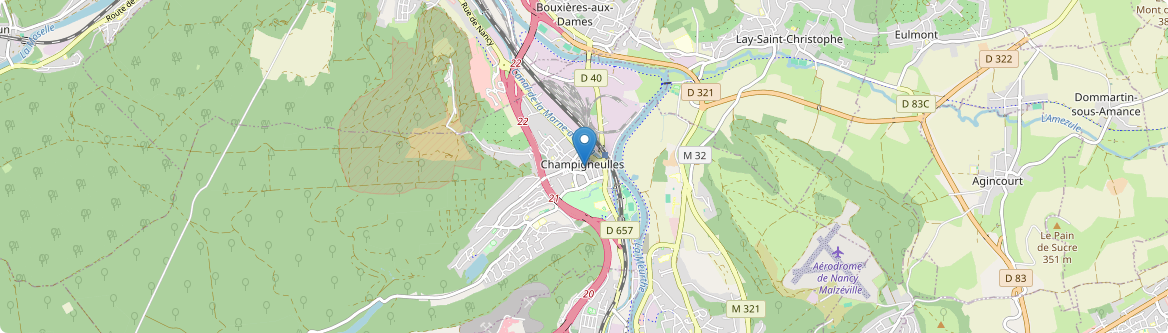 Champigneulles - Carte