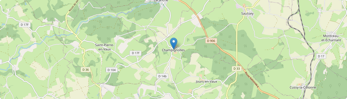 Champignolles - Carte