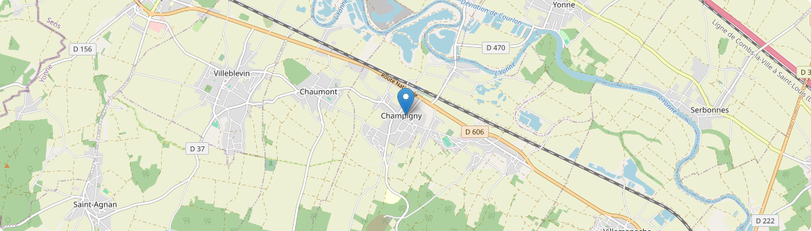 Champigny - Carte