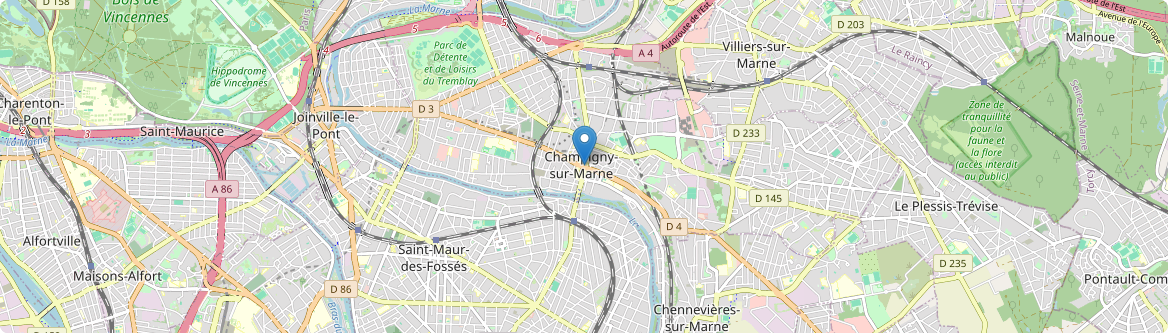 Champigny-sur-Marne - Carte