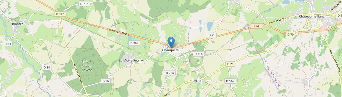 Champillet - Carte
