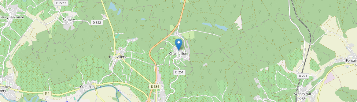 Champillon - Carte