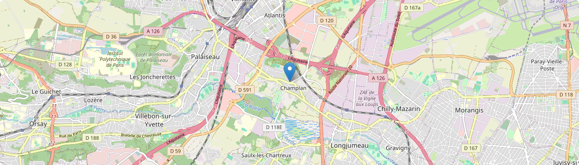 Champlan - Carte