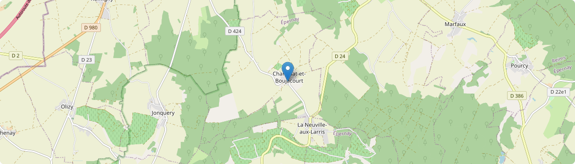 Champlat-et-Boujacourt - Carte