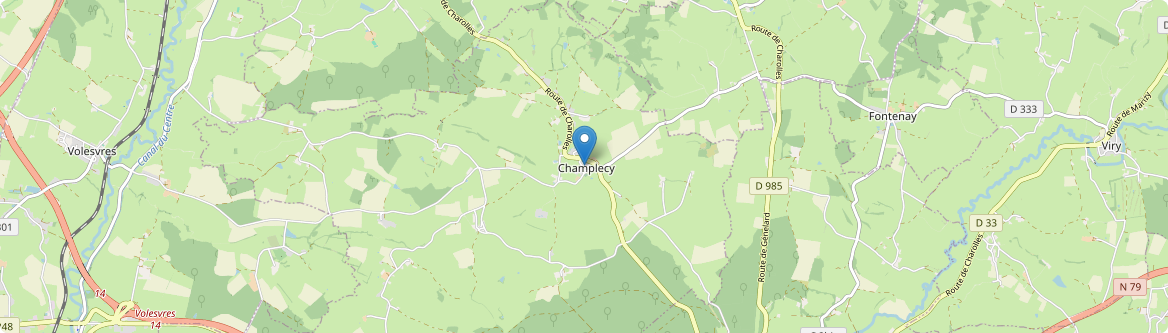 Champlecy - Carte