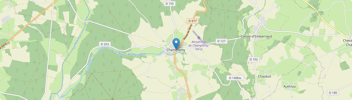 Champlemy - Carte