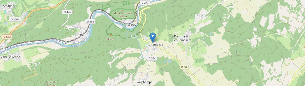 Champlive - Carte
