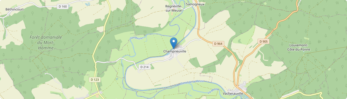 Champneuville - Carte