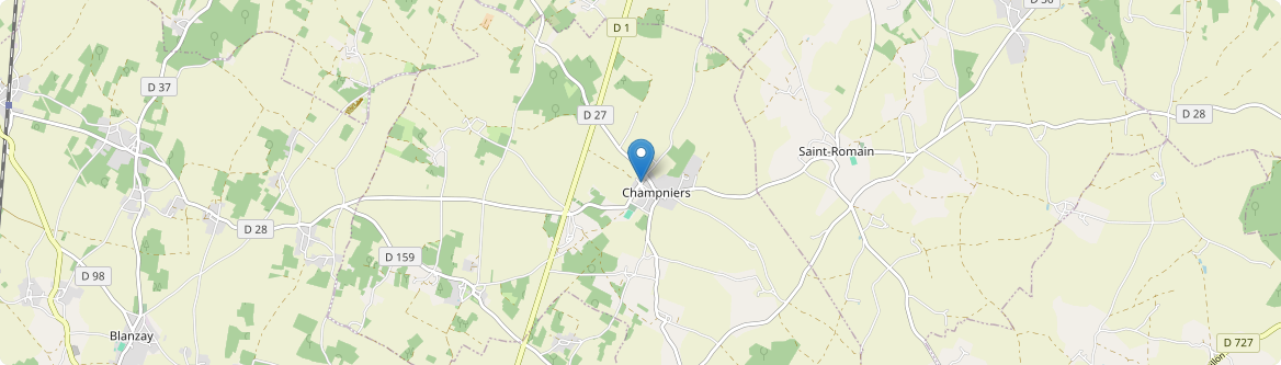 Champniers - Carte