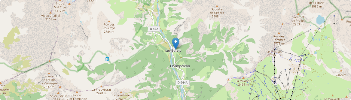 Champoléon - Carte