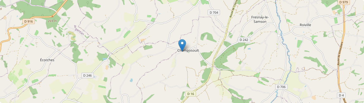 Champosoult - Carte