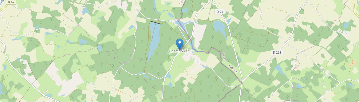 Champoulet - Carte
