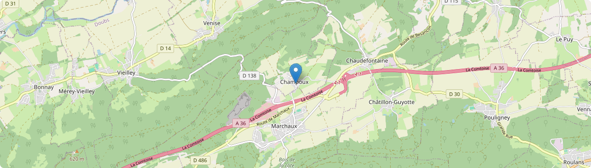 Champoux - Carte