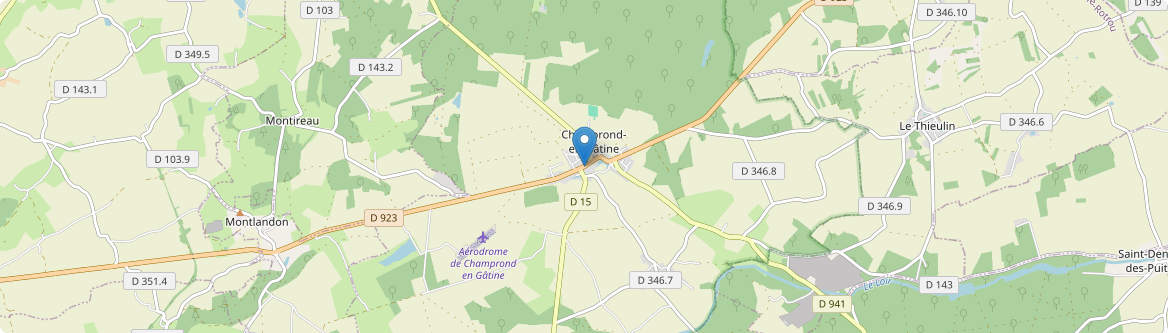 Champrond-en-Gâtine - Carte