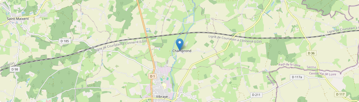 Champrond - Carte