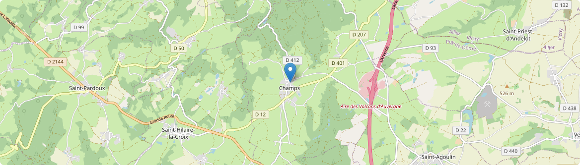 Champs - Carte