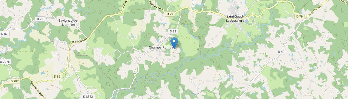 Champs-Romain - Carte