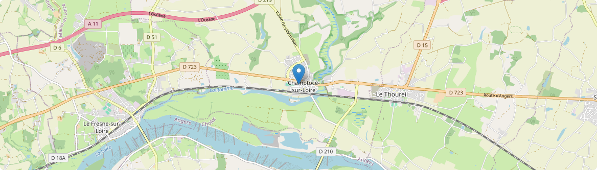 Champtocé-sur-Loire - Carte