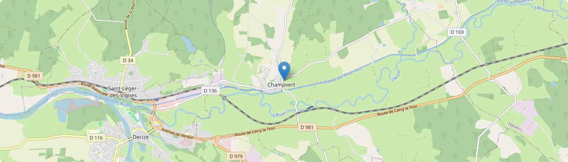 Champvert - Carte