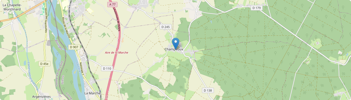 Champvoux - Carte