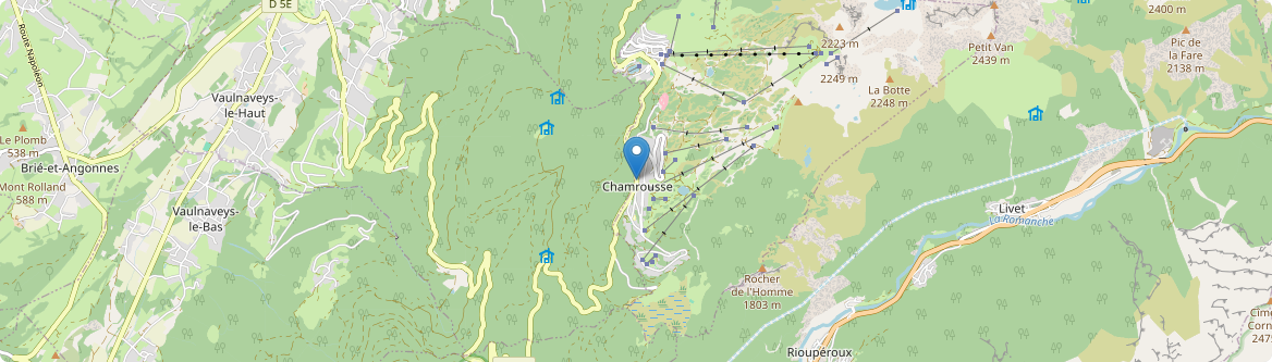 Chamrousse - Carte