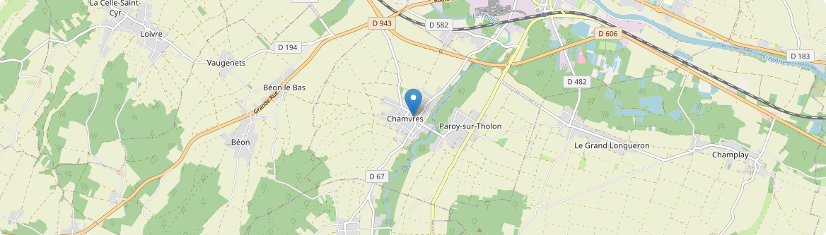 Chamvres - Carte