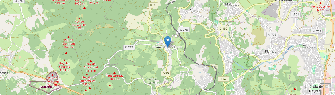 Chanat-la-Mouteyre - Carte