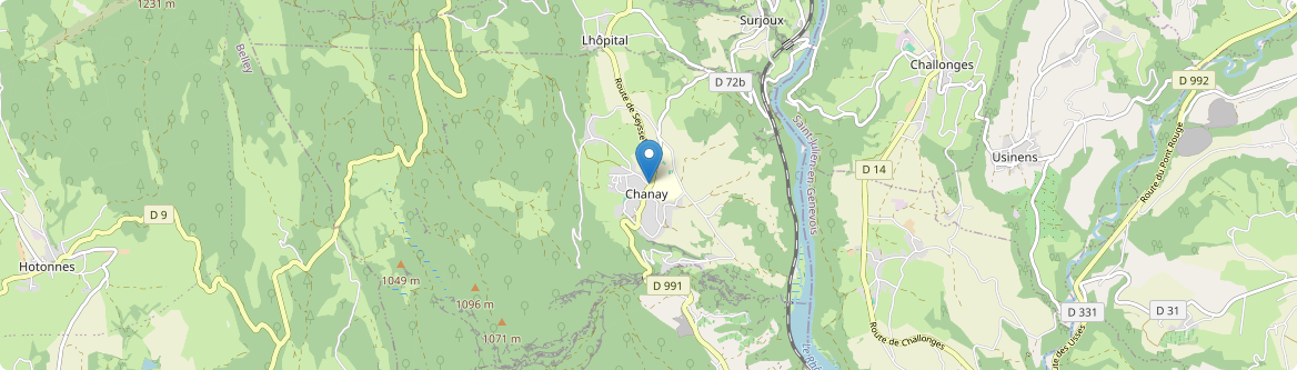 Chanay - Carte