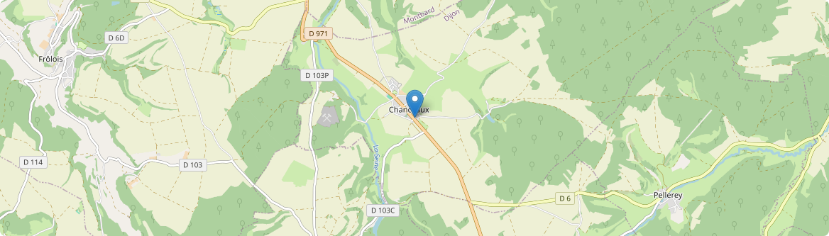 Chanceaux - Carte