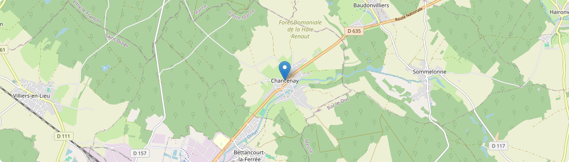 Chancenay - Carte