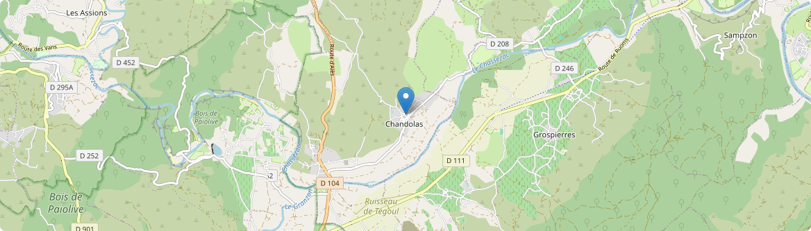 Chandolas - Carte