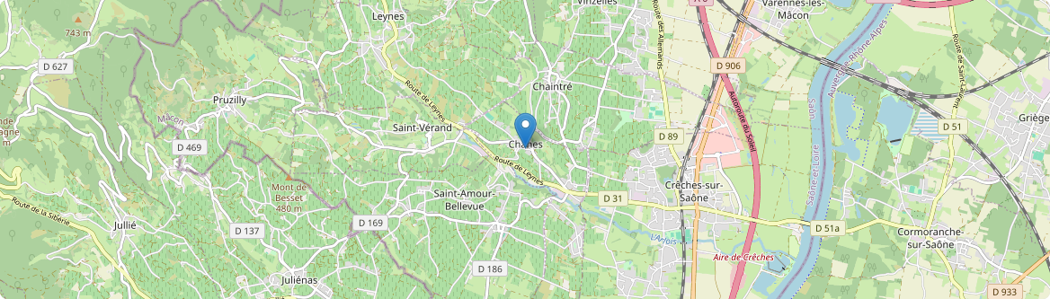Chânes - Carte