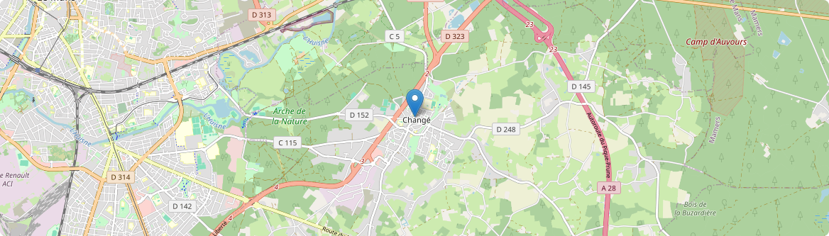 Changé - Carte