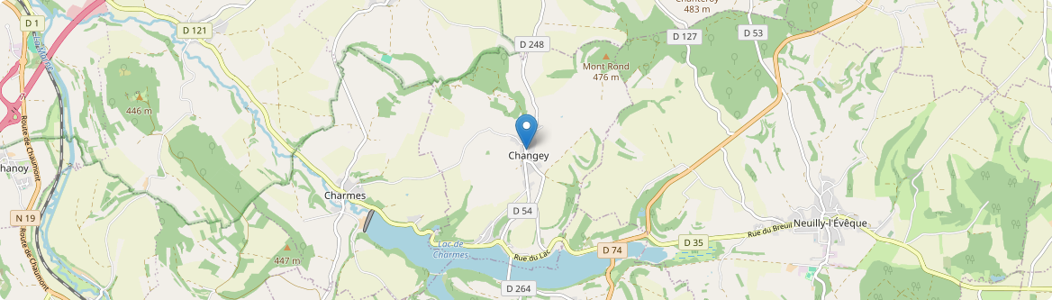 Changey - Carte