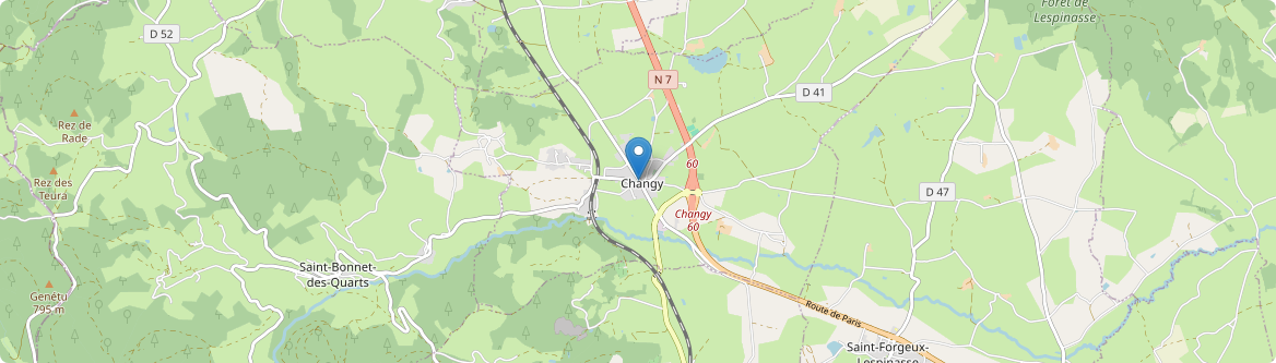 Changy - Carte
