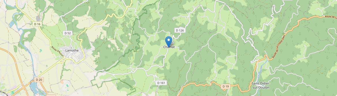 Chaniat - Carte