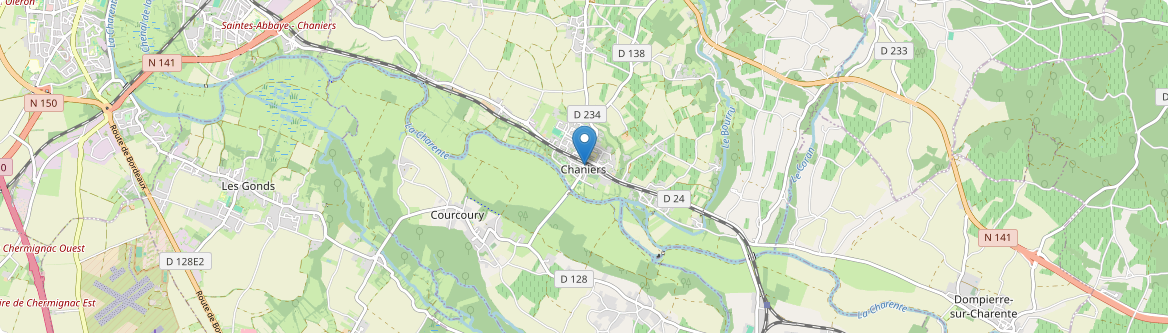 Chaniers - Carte