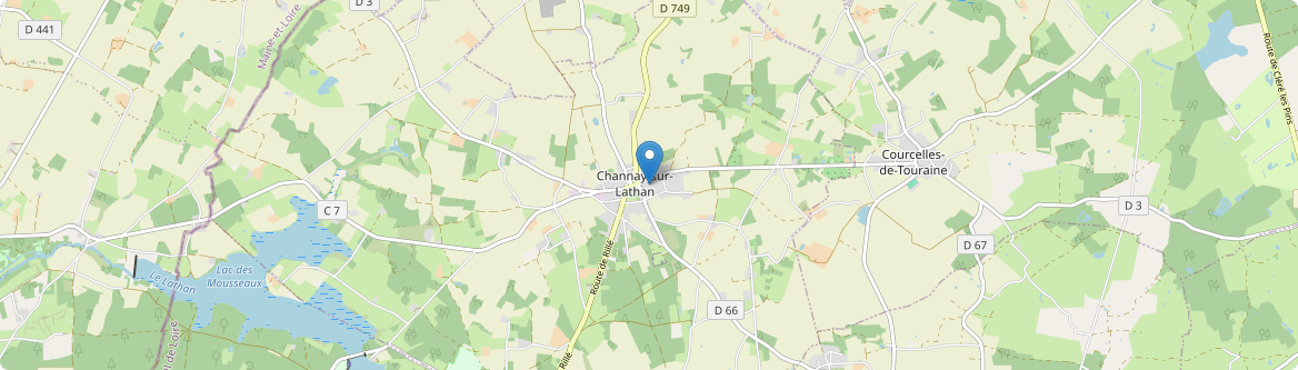 Channay-sur-Lathan - Carte