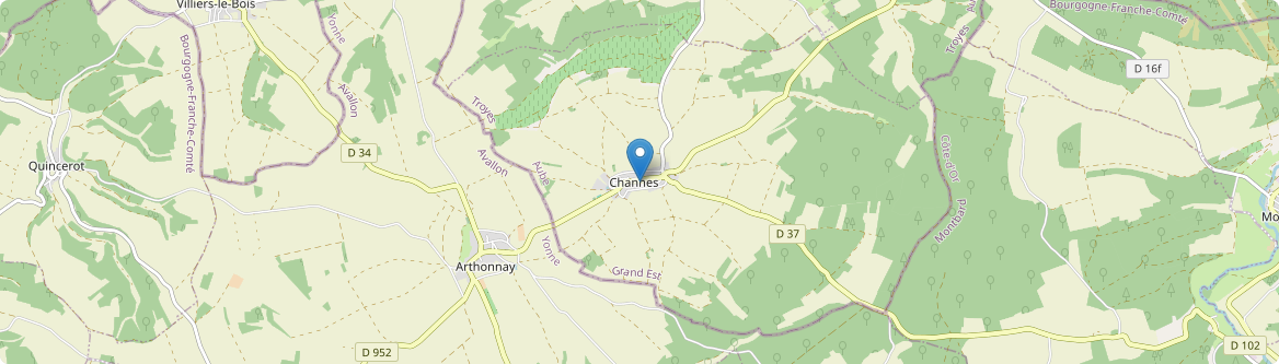 Channes - Carte