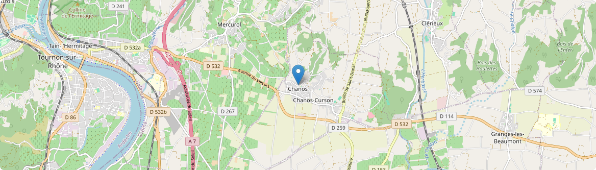 Chanos-Curson - Carte