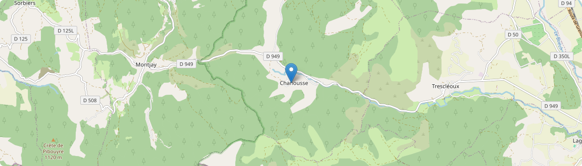 Chanousse - Carte
