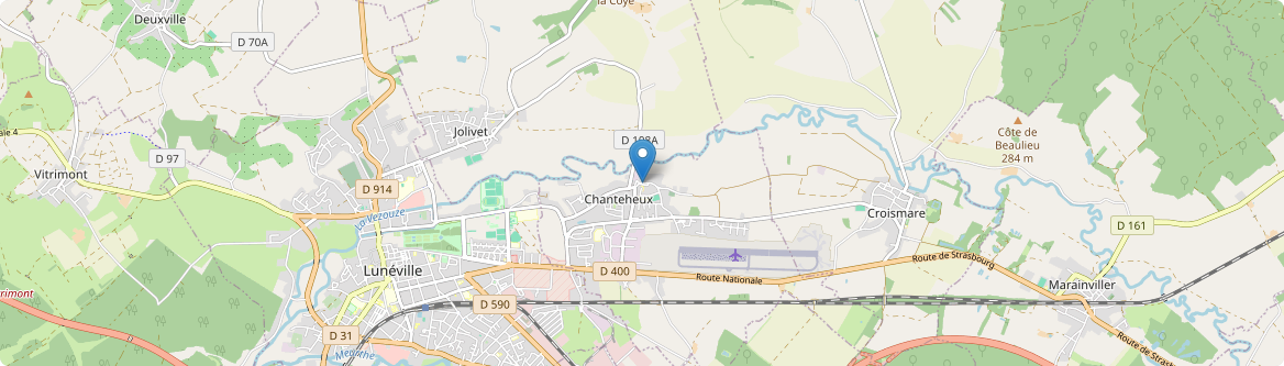 Chanteheux - Carte