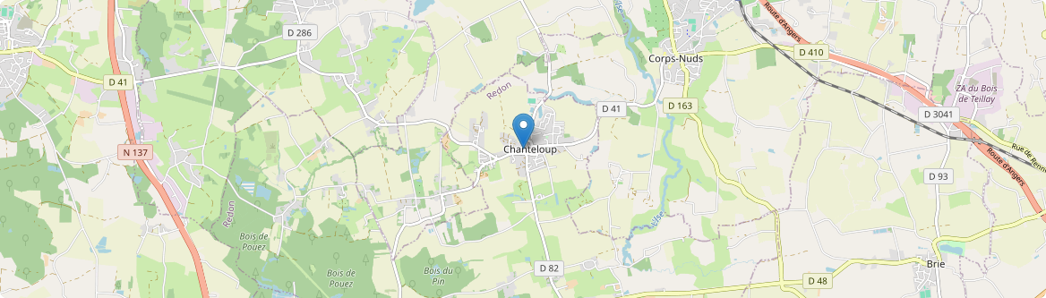 Chanteloup - Carte