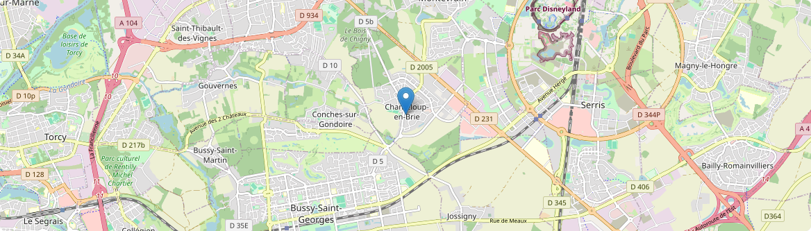 Chanteloup-en-Brie - Carte
