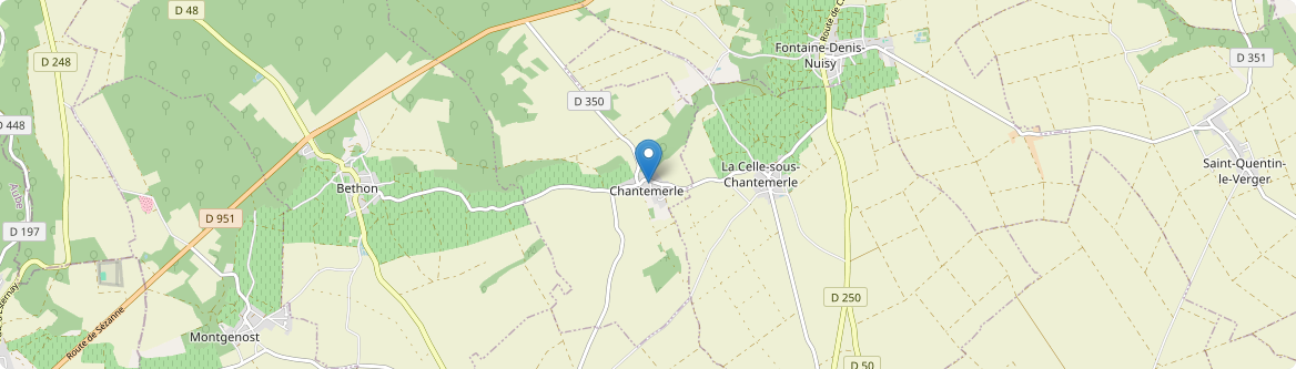 Chantemerle - Carte