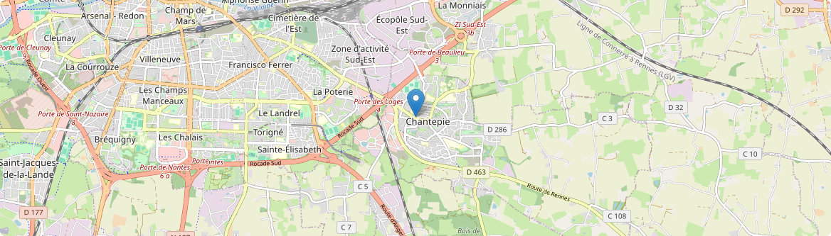 Chantepie - Carte