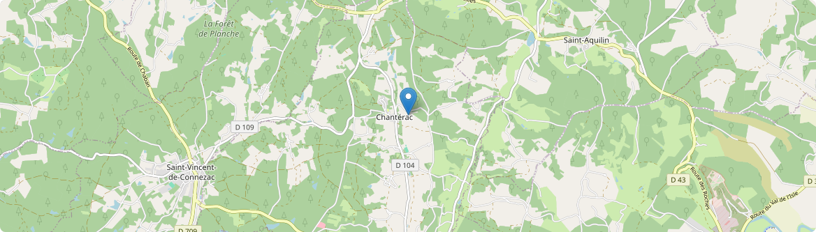 Chantérac - Carte