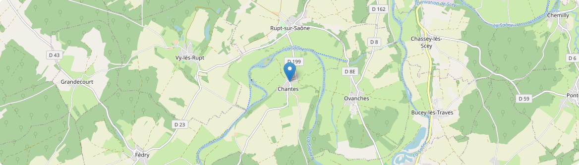 Chantes - Carte